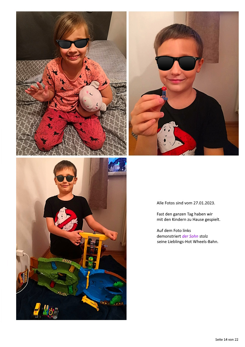 Peter Tsarkov mit seinen Kindern, Foto 11